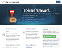 Tablet Screenshot of fatfreeframework.com